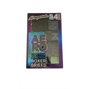 Aeropostale Cotton Stretch Boxer Briefs 4-Pack Size Small